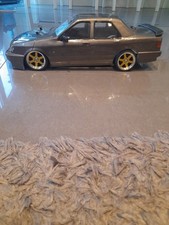 Tamiya Rc Car Chassis With Ford Sierra Saphire Cosworth Fantastic Bodyshell