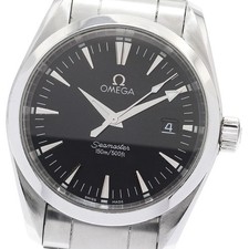 OMEGA Seamaster Aqua Terra 2518.50 Date black Dial Quartz Boy's Watch_914893
