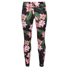 New Long Gym Leggings Womens Tropical Floral Sports Pants Jogging Bottom Joggers