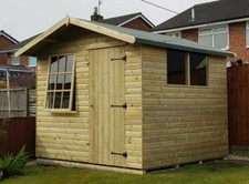 Pinelap Wooden Heavy T&G Country Cabin Summer house Garden Room Apex Office Shed