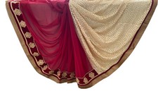 Saree With Matching Size 12