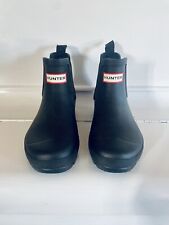 Hunter Womens Boots Original Chelsea Casual Ankle Chelsea Rubber