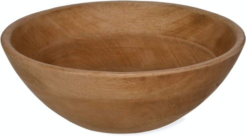 Salad bowl wooden round - salad,