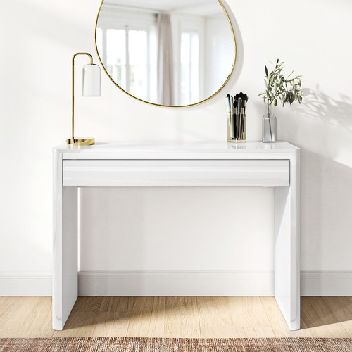 Dressing table white gloss - dressing,