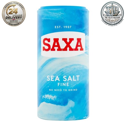 Saxa fine sea salt 350g - saxa,
