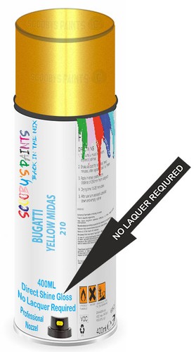 Paint for bugatti yellow - paint, midas