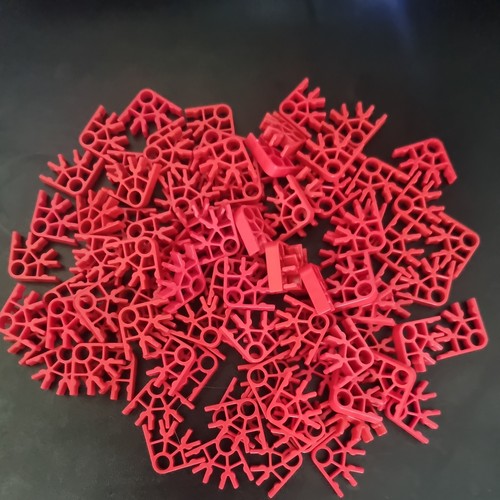 100 nex pieces knex red - knex,