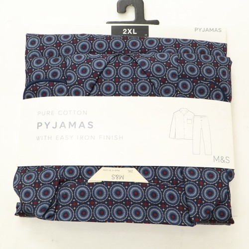 Men pyjamas set size 2xl - pyjamas,