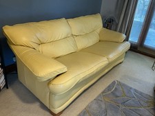 Leather Sofa 3-Seater 2 Chairs