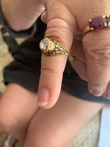 Antique georgian diamond ring - antique,
