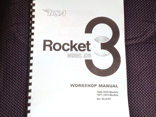 Bsa a75 rocket workshop - rocket,