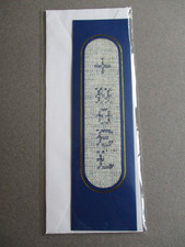 Christmas BOOKMARK NOEL Silver