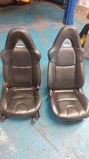Mazda RX8 Black Leather Seats Front And Rear