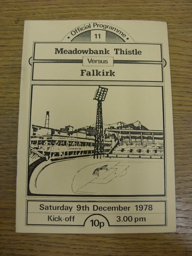 1978 meadowbank thistle - 09/12/1978,