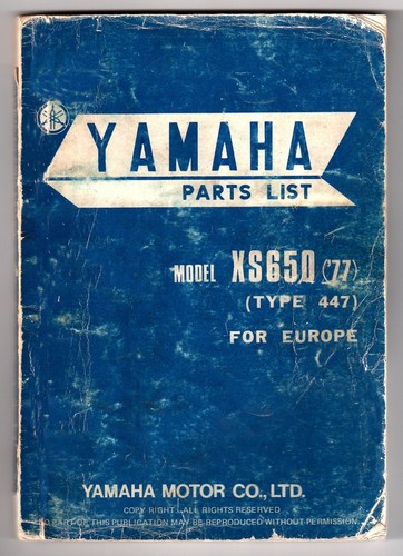 Yamaha xs650d 1977 - yamaha,