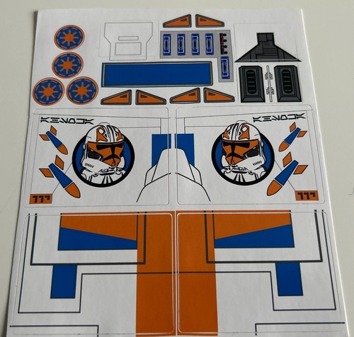 Lego star wars custom - star, sticker
