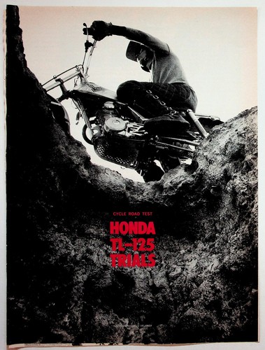 Honda 125 trials - trials, motorcycle