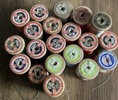 Vintage wooden cotton - wooden,