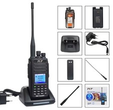 2 X TYT MD-UV390 DMR Hand-Held Dual Band Radio