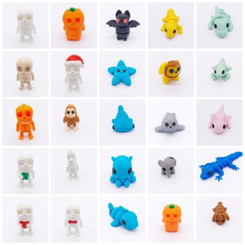 Printed animals skeleton - 3d,