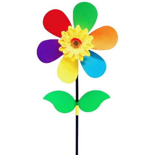 Colorful sunflower windmill - colorful,