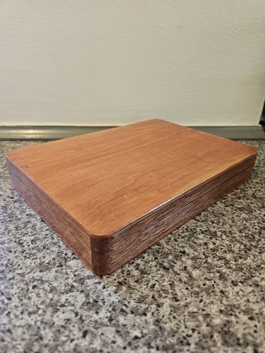 Wooden fishing fly box - ,, hand