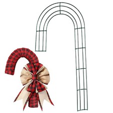 Wreath Frame Candy Cane Shaped