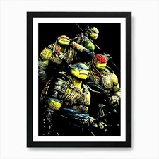 Teenage Mutant Ninja Turtles movie  Framed Wall Art Poster Canvas Print Picture