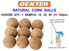 DEXTER NATURAL 8mm CORK BALLS