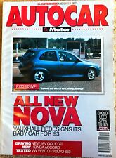 AUTOCAR MAGAZINE 04-NOV-92 - Volvo 850 GLT, VW Vento GL, Golf GTi 16v, Proton