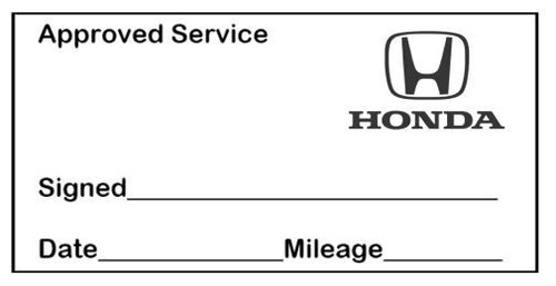 Honda approved garage - approved,