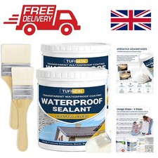 2 KG Clear Waterproof Sealant - Invisible Anti-Leak Agent for Indoor/Outdoor Use