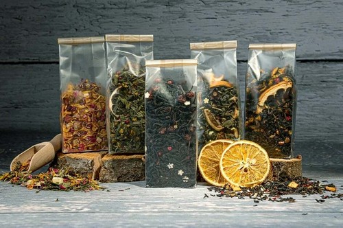 Tea gift set natural loose - set,