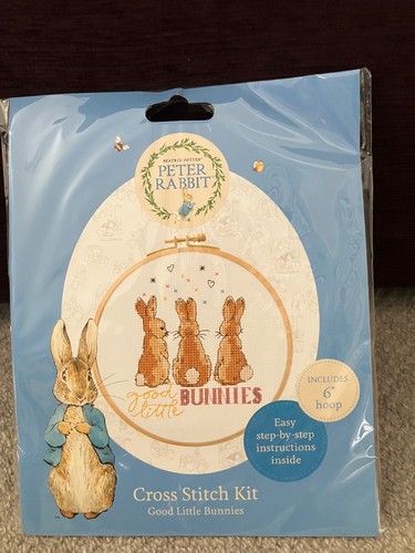 Peter rabbit cross - rabbit, stitch