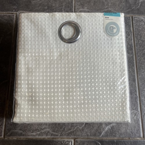 Waffle cream curtains eyelet - waffle,