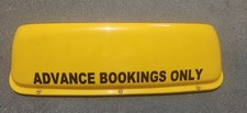 Yellow Taxi Roof Sign