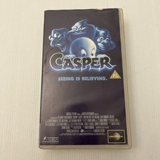  Casper VHS Video Tape Retro Vintage 1995 Black Big Case - Used 