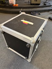 Flight case amp rack used (57cm wide, 52cm deep, 56cm deep)