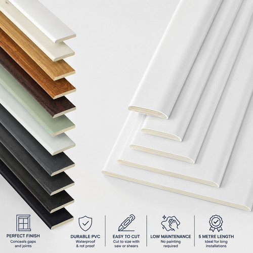 Upvc plastic cloaking fillet - upvc,