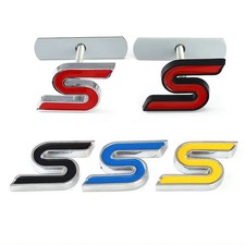 3D Metal S Badge Letters Car