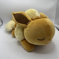 Pokémon Eevee Plush Soft Toy 22” Huge Sleeping Eevee Jazwares cuddly Plush