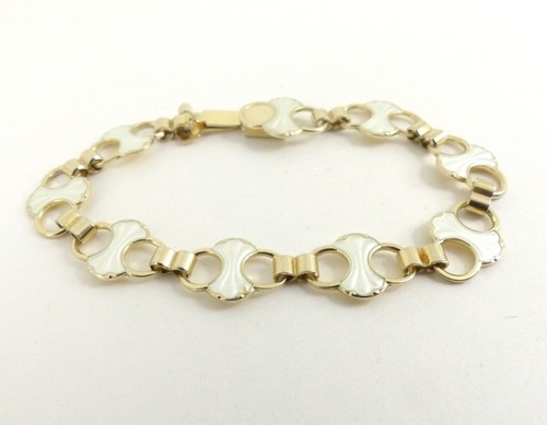 Sterling silver enamel - silver,