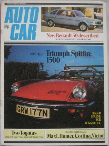 Autocar magazine 1975 - autocar,