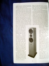 Linn Ninka loudspeaker review "Listener" magazine 2001