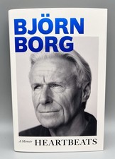SIGNED - Heartbeats A Memoir By Bjorn Borg New 1st Edition Hardback (DAMAGED)