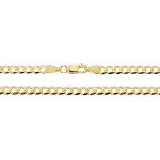 9ct Yellow Gold Curb Chain 16"