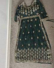 Green Asian Occasion Dress