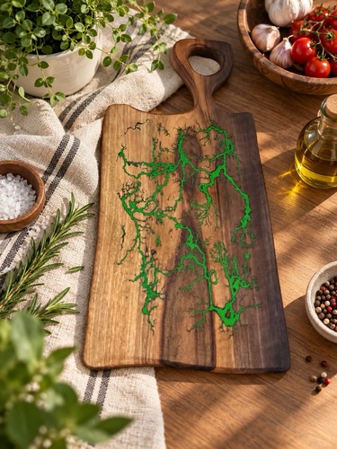 Handmade walnut cutting - handmade,