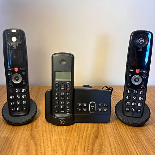 Cordless home phone set - phone, 3