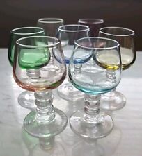 Set Of 7 Vintage Multicolor